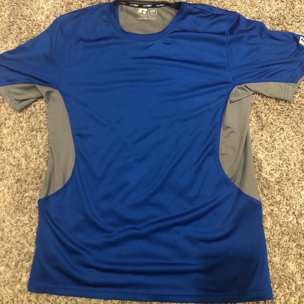 Blue Workout Shirt